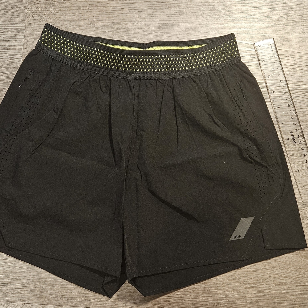 Men's Black Running Shorts
